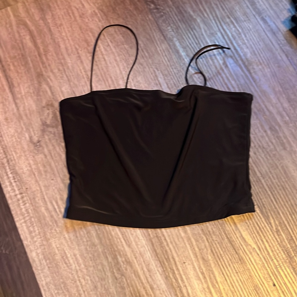 Never worn black tube top